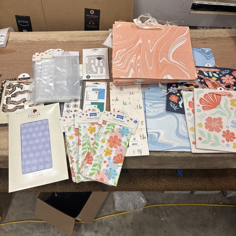 Gift Bag Bundle And Treat Bags And Tissue Paper Bundle
